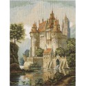 Panna Embroidery kit Castle in the Mountains