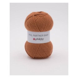 Knitting yarn Phildar Phil Partner Baby Noisette