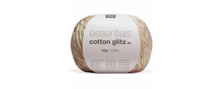 Fil crochet Essentials cotton glitz