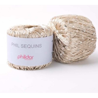Knitting yarn  Phil Sequins