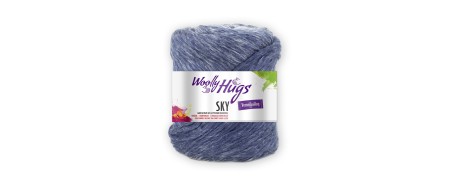 Crochet yarn Woolly Hugs SKY