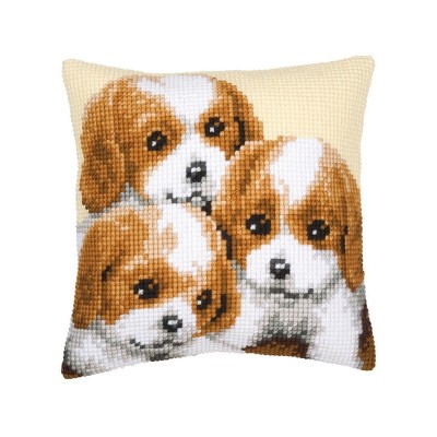 Stitch cushion with Dogs