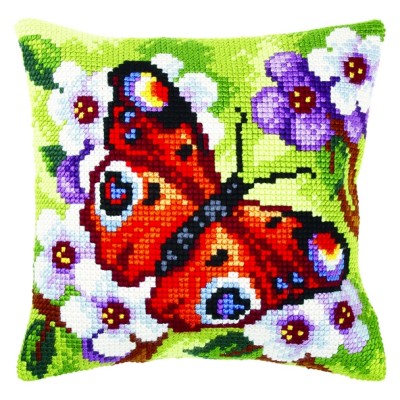 Stitch cushion Butterflies