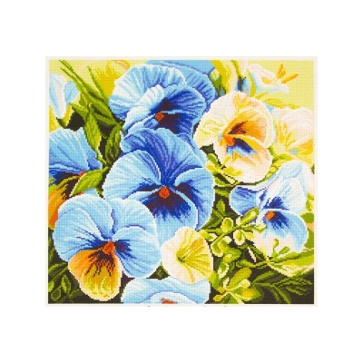 Embroidery kits Flowers pre printed