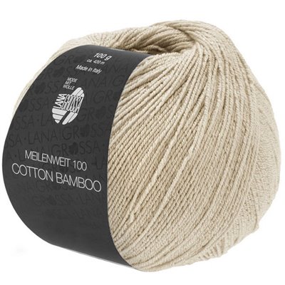 Fil chausette Lana Grossa Meilenweit 100 cotton bamboo